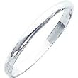 Sterling Silver Round Band Sz 10