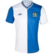 2012-13 Blackburn Home Umbro Football Shirt