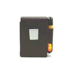 Outer Rebel Fashion Flasks and Smoking Accessories- Black Leatherette Cigarette ID Case Kings or...