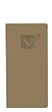 Produkt-Bild: To-Do List Check Mark Taupe +++ stylisches EINKAUFZETTEL- und NOTIZBUCH +++ TOP Pierre Belv&eacute;d&egrave;re Qualit&auml;t