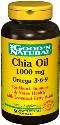 Omega 3-6-9 Chia Oil 1000 mg - 60 softgels,(Good'n Natural)