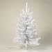 18 Sparkling White Retro PVC Table Top Christmas Tree   Unlit