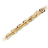14kt. Gold, 10 Sparkle Rope Anklet