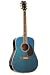Arbor Acoustic Guitar, Transparent Blue