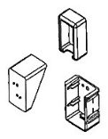GENOVA PRODUCTS DWS150 WHT Stair Bracket Kit