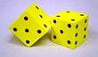 FOAM DICE 2 DOT SET OF 2