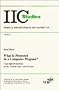 What is Protected in a Computer Program?: Copyright Protection in the USA and Europe