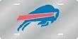 Buffalo Bills Laser Cut Silver License Plate - SET OF 6 - Sports Merchandise