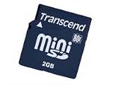 Electronics : Transcend Ultra Speed - Flash memory card ( SD adapter included ) - 2 GB - 80x - miniSD