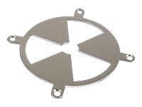 Revoltec Radiation - Fan grill - 80 mm - chrome