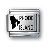 Body Candy Italian Charms Laser RHODE ISLAND