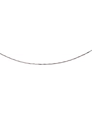 sterling silver and rose plated 16" 1.6mm polish diamond cut snake like two tone chain with pear shape clasp 16 inches long