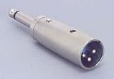 XLR Male To 1/4" Male Adapter