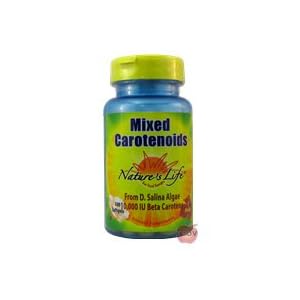 Mixed Carotenoids 10,000 IU Beta Carotene - 100 - Softgel by Nature's Life