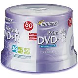MEMOREX 50 Printable DVD+R Spindle