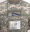Vertical Neck ID Holder ACU Pattern for ACU Uniform