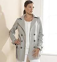 Autograph Weekend Double Breasted Fine Stripe Trench Coat
