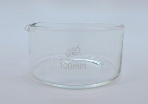 SEOH Crystallizing Dish with Spout Borosilicate Glass OD 100mm