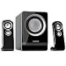 Coby CSMP80 100-Watt 2.1-Channel Multimedia Speaker System for iPod and MP3 Players (Black)