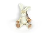 Teddykompaniet Soft Velvet Toy - Cream Clip on Rabbit