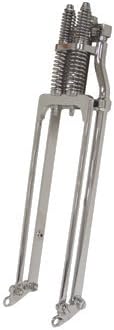 Springer front fork,stk lg, cp custom app most mdls w/1" stem inc stem nuts & top clamp-by-HARDBODY