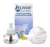 Buy Now at Amazon.com: Farnam Comfort Zone Feliway Electric Diffuser With 48-Milliliters Imitation Cat Pheromone