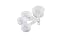 Faringdon White Plastic Set Of 4 Measuring Cups
