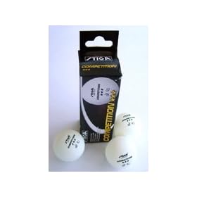 12 Stiga Competition Table Tennis Balls