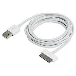 Ziotek ZT1311540HC1 6-Feet Iphone/Ipod Sync And Charge Cable, White