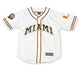 University of Miami White Baseball Jersey