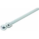 Valley Forge 2-Piece 5-Foot Brushed Aluminum Spinning Flag Pole
