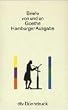 Briefe von und an Goethe. Hamburger Ausgabe in 6 B�nden. D�nndruck.