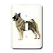 Dogs Norwegian Elkhound - Norwegian Elkhound - Light Switch Covers - single toggle sw...