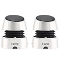 IHOME iHM79WC Rechargeable Mini Speakers (White)