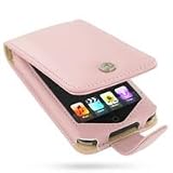 PDAir Pink Luxury Leather Flip Style Case for Apple iPod Touch