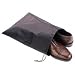 Travel Shoe Bag - Set of 3 (Black) (12" L x 15" W)