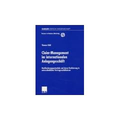 Claim- Management im internationalen Anlagengesch�ft.