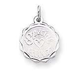 Sterling Silver Special Aunt Disc Charm QC2370