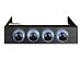 Revoltec - System fan speed controller - black