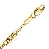 14k Yellow Gold Round 24 Inch X 2.1 mm Box Chain Necklace