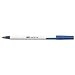 BIC Round Stic Ball Pen, Fine Point, 0.8mm, Blue, 12 Pens (GSF11-Blu)