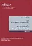 VBR Value-Based-Responsibility