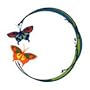 Butterfly Ring Glitter Temporary Tattoo 2x2