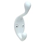 Stanley Hardware White Heavy Coat/hat Hook