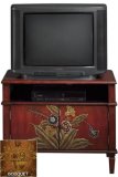 Amalia Standard Tv/vcr Stand Medium 28"w Bouquet