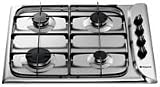 Hotpoint G640SX 4 Gas Burners Hob with Side Control in Stainless Steel