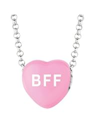 Sweethearts Enamel "BFF" Heart on 16" Necklace Pendant with Gift Box