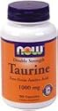 Taurine by NOW Foods - (1000mg - 100 Capsules)
