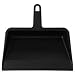 Impact 710 Value-Plus Polypropylene Dust Pan, 11" Length x 11-1/2" Width x 4" Height, Black (Case of 12)
