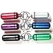 6 Aluminum Anodized CONTAINER DOG ID HOLDER / KEY RING / GEOCACHING